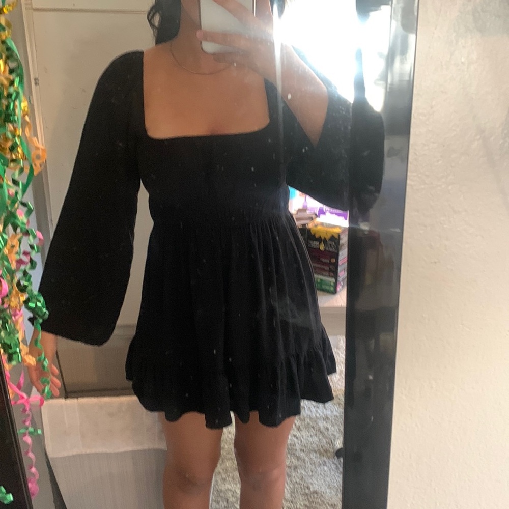 black dress